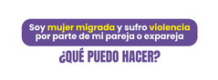 Mujer migrada