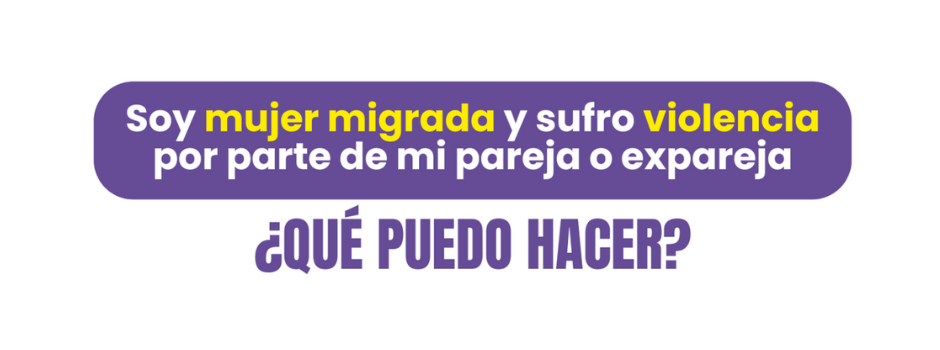 Mujer migrada