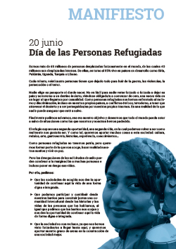 Manifiesto Día de la Población Refugiada