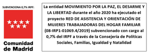 IRPF 2020 Comunidad de Madrid