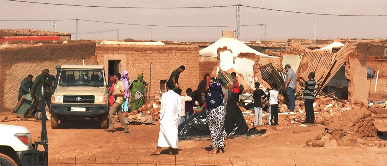 Inundaciones en el Sahara provocan una crisis humanitaria entre la población refugiada saharaui
