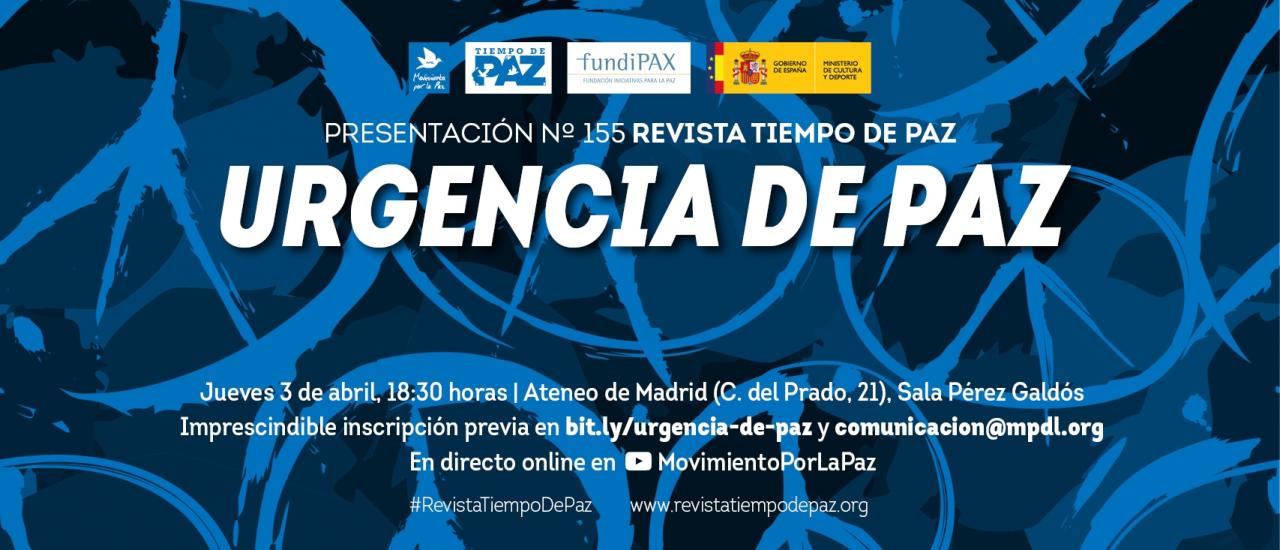 Presentación de 'Urgencia de paz'